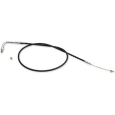 S S Cycle Black Vinyl Throttle/Idle Cable - 36" - Black