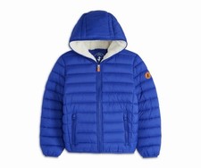 SAVE THE DUCK Boys' Finnegan Insulated Coat Puffer Jacket Blue Size 6 Years 198