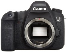 Canon EOS 6D 20.2 MP CMOS Digital SLR Camera with 3.0-Inch LCD Body Only -