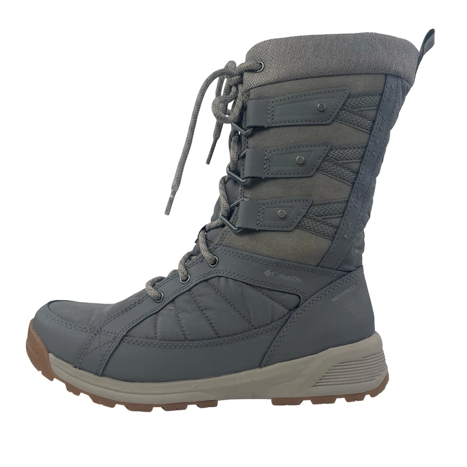Columbia Mujeres Meadows Omni Heat Impermeable Botas de Nieve Gris YL 0364-030 Talla 8.5 Foto 3 de 4