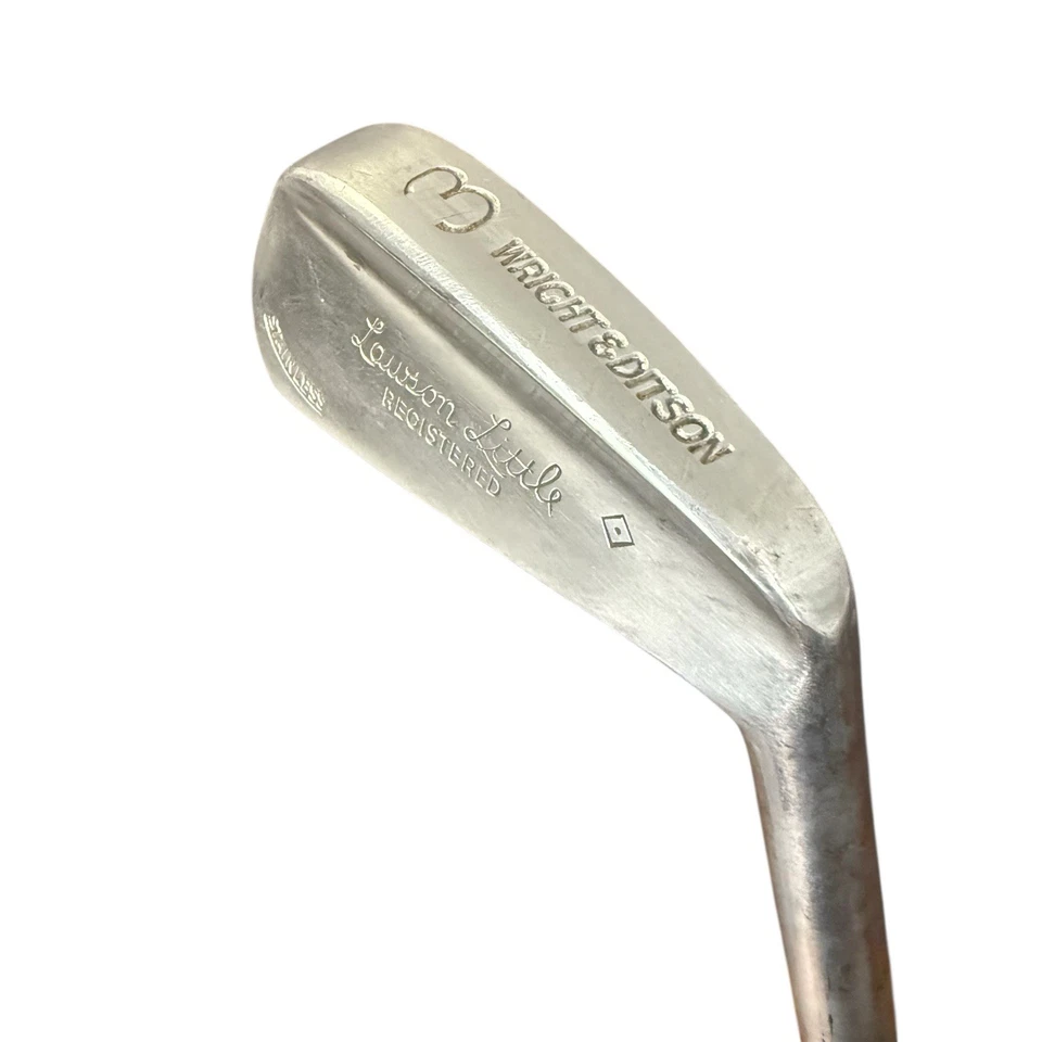 Lawson Little Wright & Ditson 3 hierro 38,75” diestro eje de acero cuero agarre acanalado Foto 2 de 4