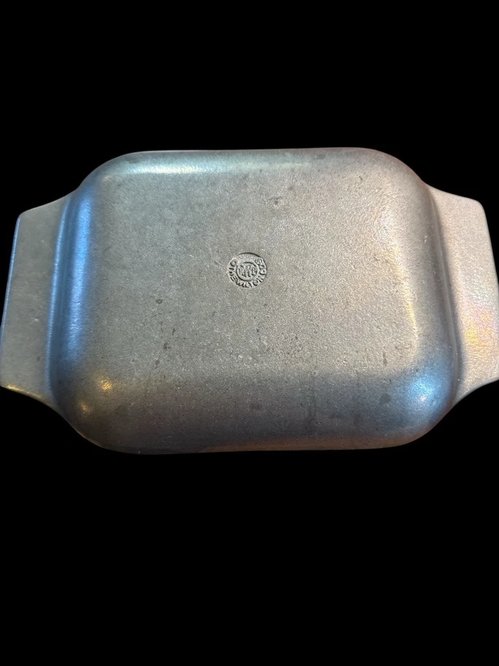 Wilton Armetale блюдо регги узор лоток 9,75 «x 6,25» x 1,25» винтажный олова - Изображение 4 из 4