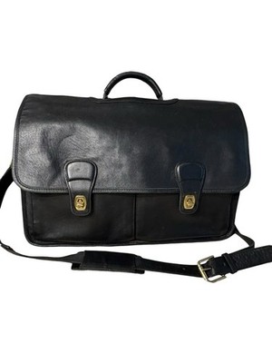 Coach Vintage LARGE BOS-0532 Diplomat Black Briefcase/Laptop Bag