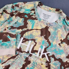 Huk Performance Fishing Long Sleeve Shirt Mens XL Skura Camo