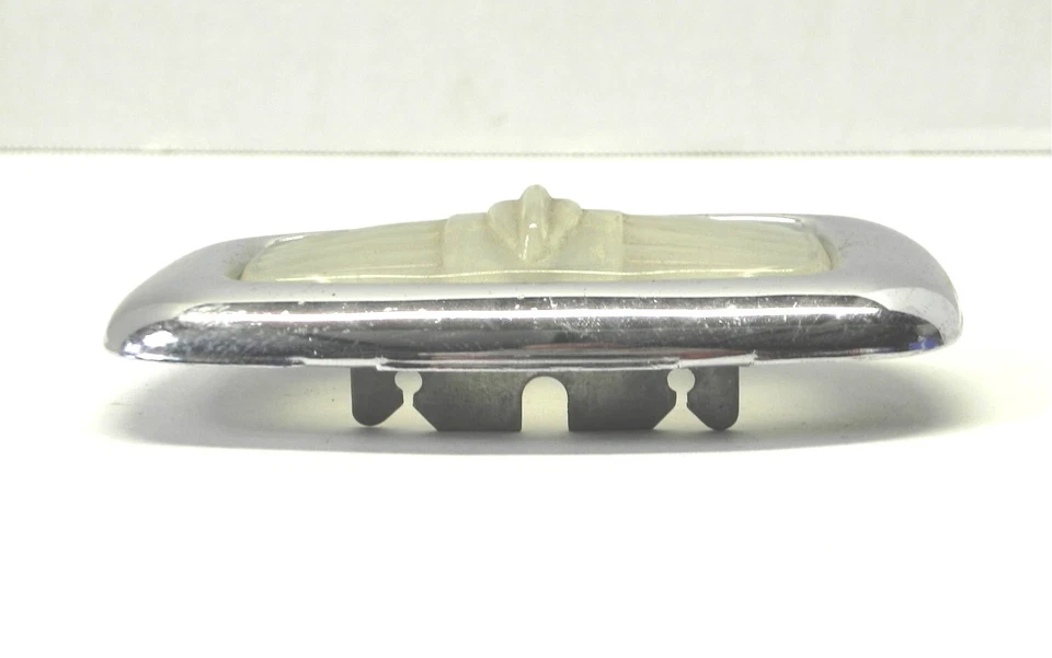 VINTAGE 1951-1954 HENRY J KAISER DOME LIGHT LENS & BEZEL NO SWITCH NEW OLD STOCK - Image 2 of 4