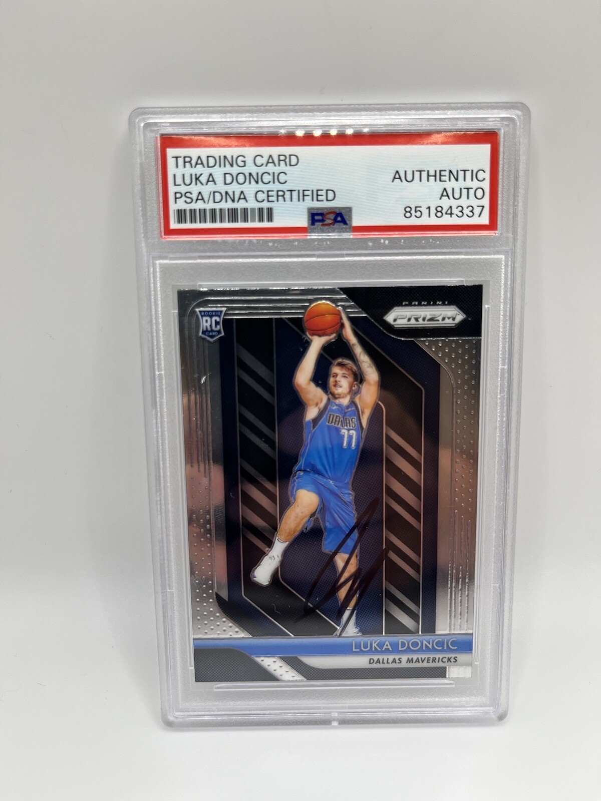Luka Doncic Signed 2018-19 Panini Prizm #280 RC Rookie AUTO PSA/DNA Mavs
