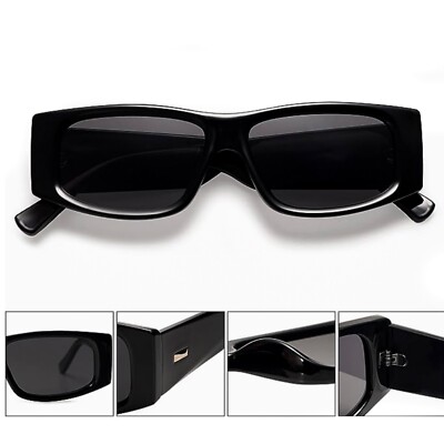 小物 00s Ray-Ban RB2163 Square Sunglasses y2k Retro BlackY2K Rectangle Women Men Trendy Fashion Narrow Square