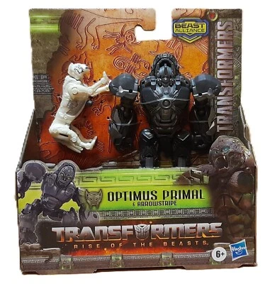 Transformers Figuren Optimus Primal Arrowstripe Beast Alliance Hasbro F4611 NEU