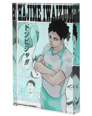 Haikyuu Hajime Iwaizumi Geburtstag 2024 Acrylblock 100 x 150 x 20 mm Jump Sho...