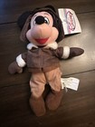 Disney Store Pilot Mickey Mouse Bean Bag Plush Stuffed Animal 9" NWT — photo 7