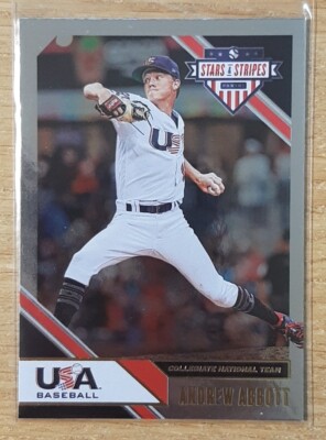 2020 PANINI STARS & STRIPES LONGEVITY ANDREW ABBOTT #13 CINCINNATI REDS