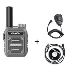 1X G63 MiNi Walkie Talkie 5watt Uhf 16ch Vox/Ctcss/Dcs Amateur Two Way Radio Kit