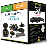 Elektrosatz 7-Pol Spezifisch für Audi Q8 02.2018-Jetzt NEU Erich Jaeger