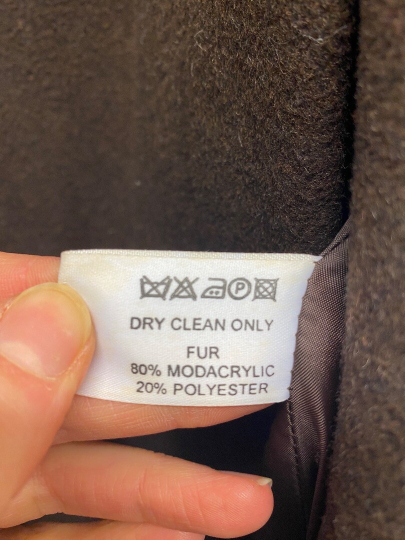 Ladies DAVID BARRY Brown WOOL and CASHMERE Blend Retro/Vintage Coat UK