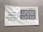 US 1943 FDC +Overrun Country Netherlands #913 +Bi-Color Imprint Cachet +BLK4