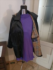 Giaccone Montgomery di pelle Burberry