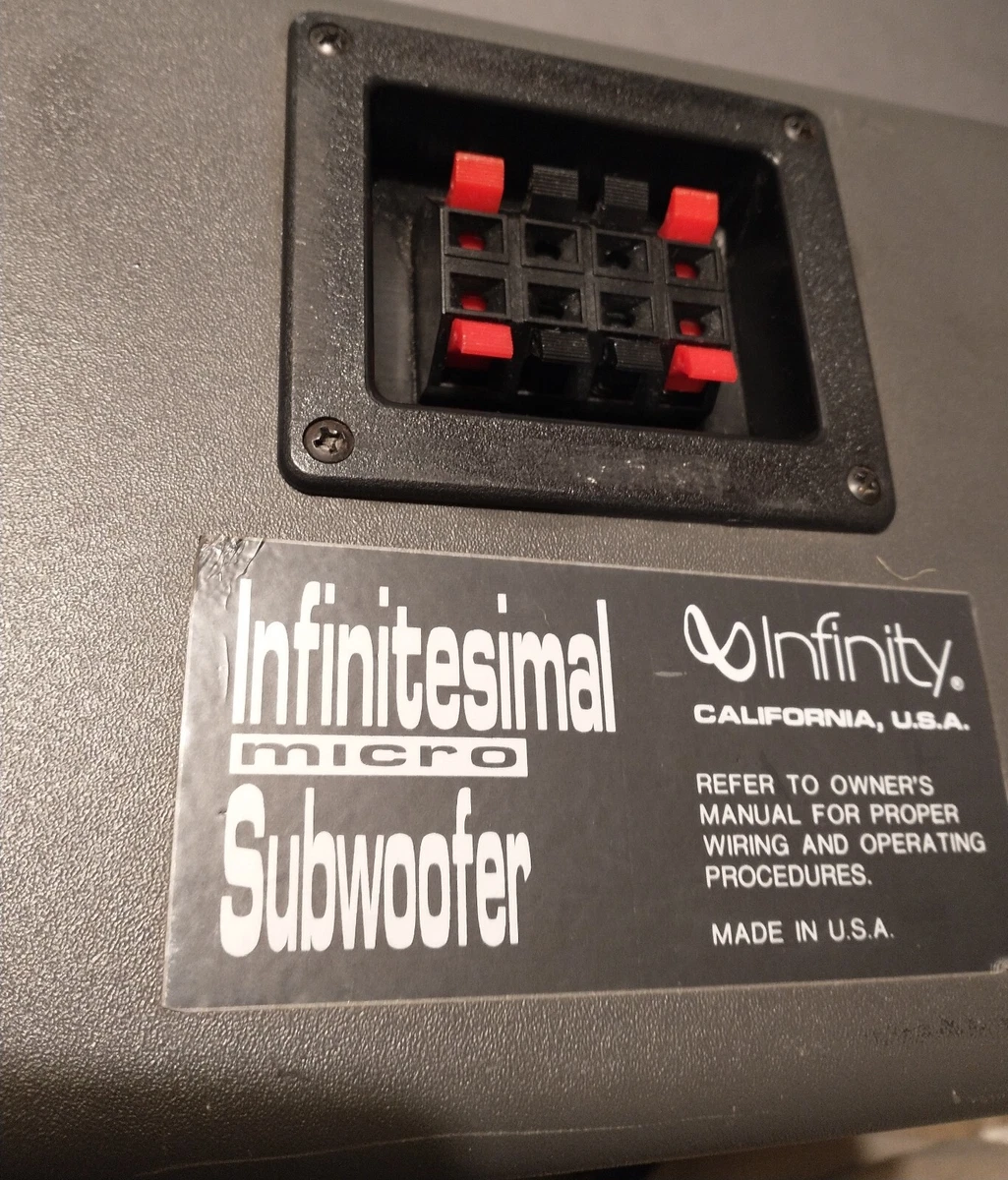 Infinity infinitesimal store subwoofer