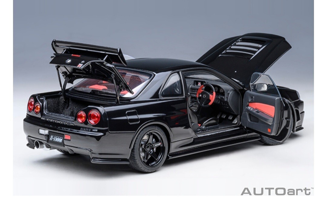 AUTOART 77463 1:18 NISMO R34 GT-R Z-TUNE(BLACK PEARL) | eBay