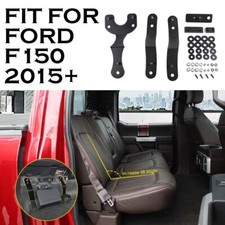 Kit de accesorios de soporte reclinable asiento trasero ajuste negro para Ford F150 2015+