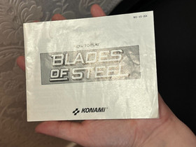 How to Play Blades of Steel Nintendo NES Manual ONLY NES-VS-USA
