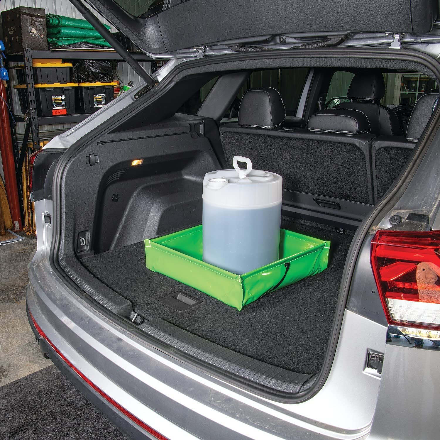 5 Gallon Translucent Oil Storage Container for Automotive Use