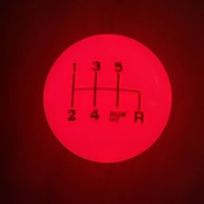 Jdm Glow In The Red Universal 6 Speed Fuckin Fast Ball Shift Knob Manual Gear