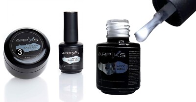 ARPIKS Milky Base Gel, Milk Rubber Base Coat LED UV White French Gel nail Polish