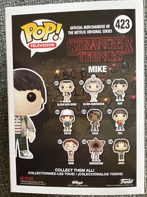 FUNKO POP! Stranger Things MIKE 423 w/radio figure NEW unopened | eBay