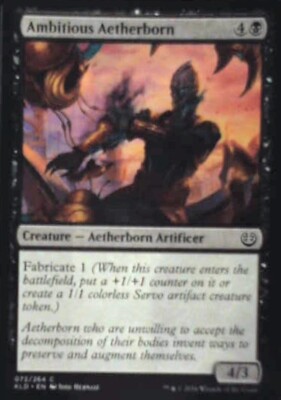 Ambitious Aetherborn - Kaladesh: #72, Magic: The Gathering Nm R160