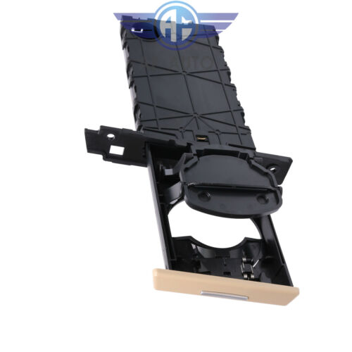Portavasos retráctil beige izquierdo y pasajero para BMW E90 E91 E92 E93 - Imagen 11 de 12