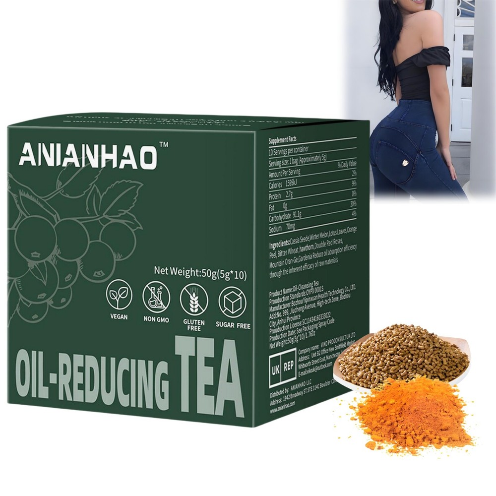 Oil-Reducing Tea, Oil Cleansing Tea for Liver, Herbal Chinese Tea Excellent Form