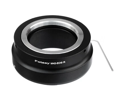 FOTASY Adjustable M42 42mm Screw Mount Lens to Canon EOS R RP R5 R6 RA Camera Adapter