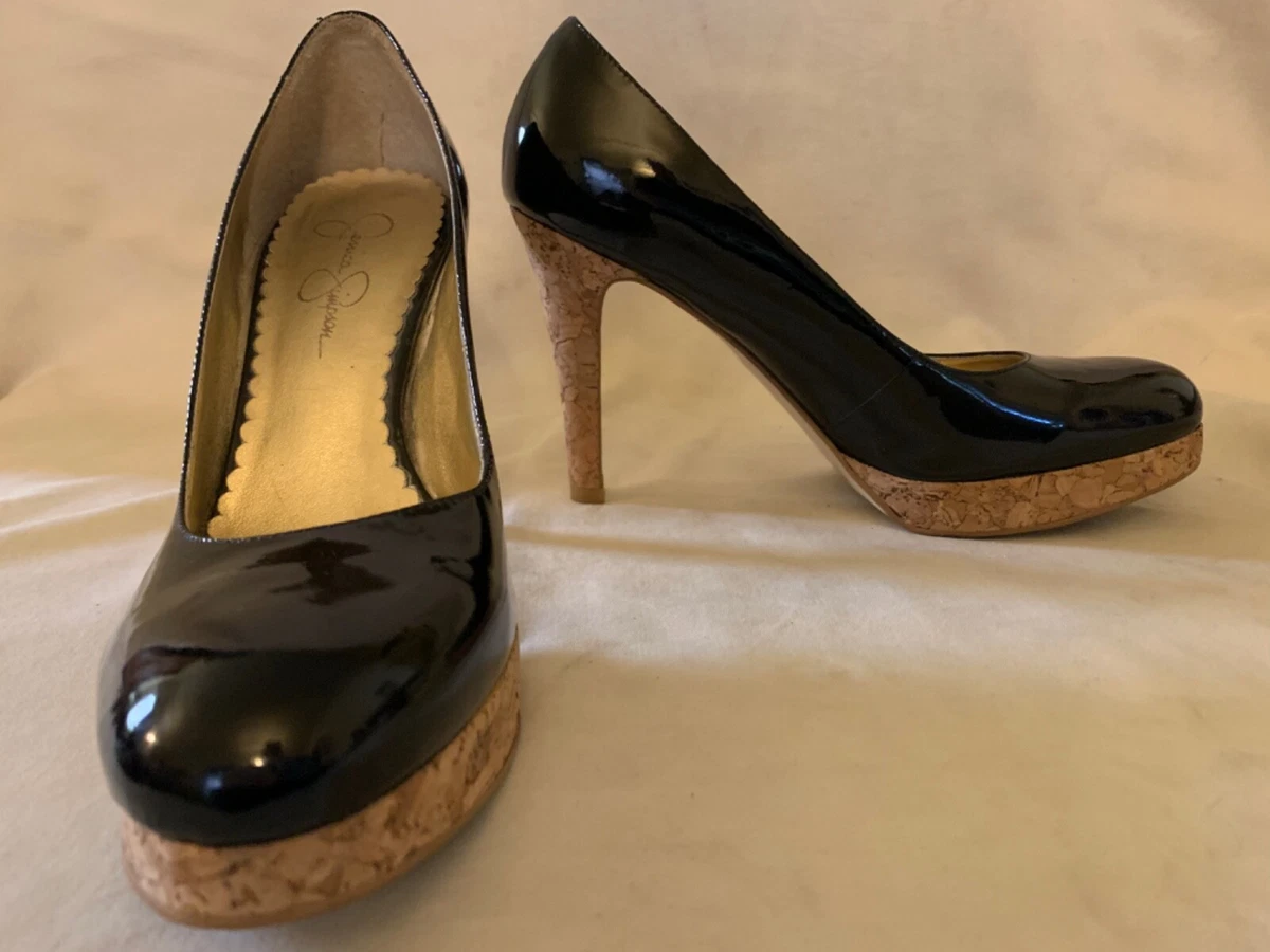 Jessica simpson cork pumps cheap