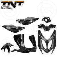 Kit Carene 7 Teile Carena Roh Schwarz Neutral MBK Nitro Yamaha Aerox 50 2010