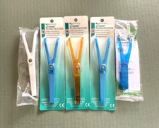 Dental Floss Holder-Single Handle-Henry Schein-Lot Of 3 & 2 Extras/LOT OF 5