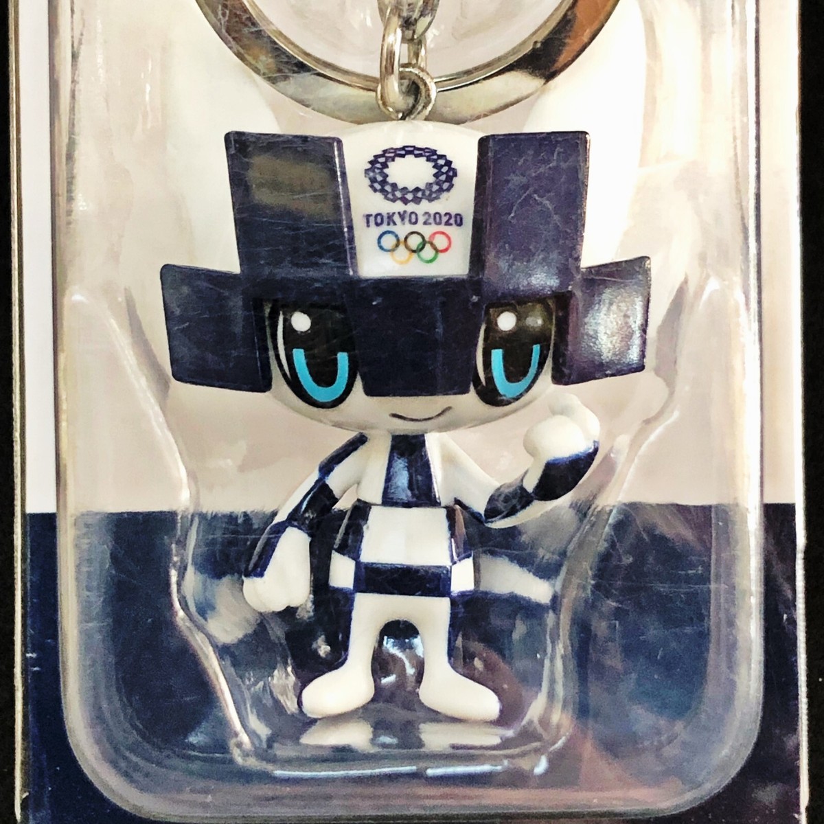 2020 Tokyo Olympics Keychain Go Power Miraitowa Mascot Figurine