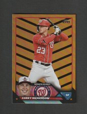 2023 Topps Update Corey Dickerson Orange & Black Parallel #US140 Nationals