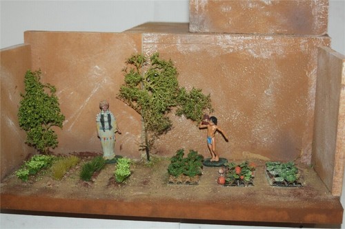 3044 Apachen Pueblo Acaraho zu 7 cm Sammelfiguren, Fertigmodell in Composite - Picture 10 of 12