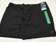 Speedo Men's Hydro Tech Volley Swim Shorts, Black, Size XL (36/38)