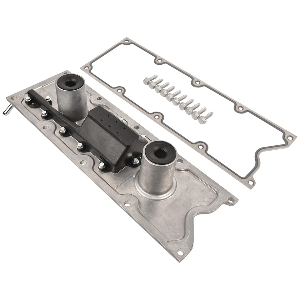 Cubierta de aluminio del motor Valley con junta para Cadillac Pontiac Chevrolet 12568011 Foto 2 de 4