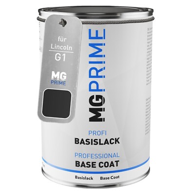 Autolack Dose für Lincoln G1 G9ZEWHA Absolute Black Pearl Iridium Schwarz 1,0L