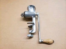 Vintage Universal No 1 Food Chopper Hand Crank Meat Grinder Table Bench Mount US
