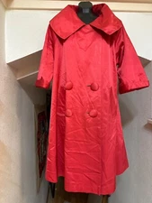 VTG 50's Ladies SEVENTY SEVEN ORIGINAL Coat Skinner Tackle Twill 200 Dark Rose