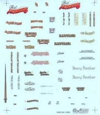 Slixx 9001 1/64 Gasser Mini Sheet #1 Drag decal