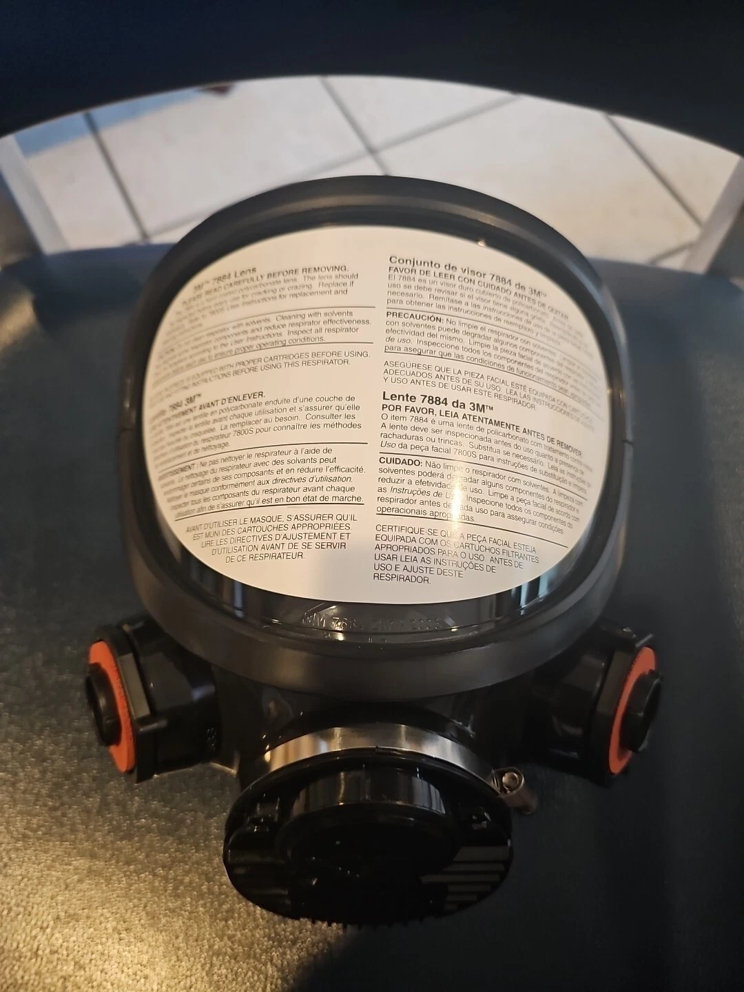 3M 7800S-S Full Facepiece/Gas Mask/Respirator Silicone Face Seal New Size Small