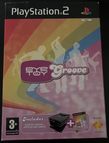 jeu pack playstation 2 ps2 eye toy play groove + camera neuf - Photo 1/4