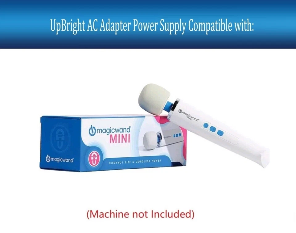 AC Adapter Charger For Vibratex Hitachi HV-135 Magic Wand Mini Personal Massager - Image 2 of 4