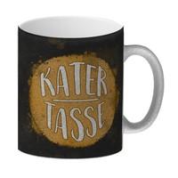 Kater-Tasse Glitzer-Glitzer-Kaffeebecher