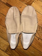 Bloch Jazz Shoes Tan Size 2 Youth Dance Shoes Split Sole Buttery Soft Leather