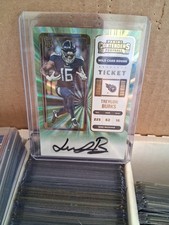 TREYLON BURKS 2022 PANINI CONTENDERS ROOKIE RC WILDCARD ROUND AUTOGRAPH 